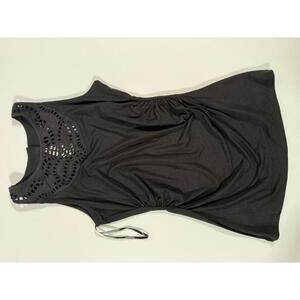 White House Black Market Black Sleeveless Top Size Small